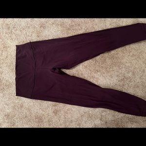 Purple lululemon leggings